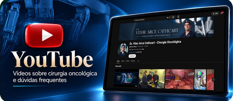 YouTube – Vídeos sobre cirurgia oncológica e dúvidas frequentes